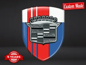 Cadillac Etichette Aziendali Adesivi Corse Premium Design ST
